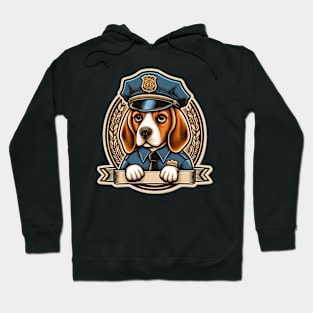 Beagle Police Hoodie